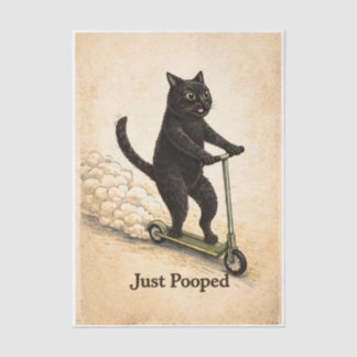 Zoomies Kitty  薄葉紙