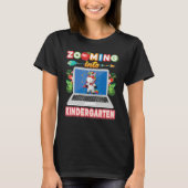 Zooming Into Kindergarten Grade Virtual Unicorn Ki Tシャツ (正面)