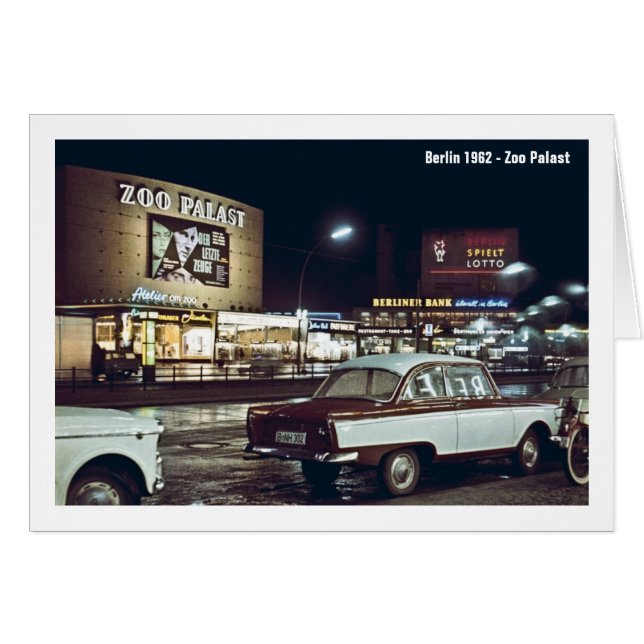 Zoopalast、ベルリン1962年-動物園Palast (正面横)