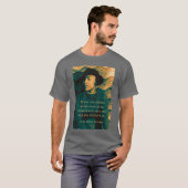Zora Neale Hurston portrait and quote If you are s Tシャツ (正面フル)