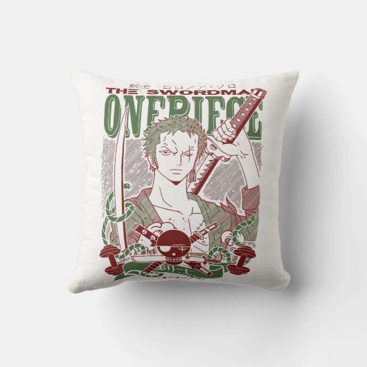 Zoro Roronoa One Piece クッション (裏面)