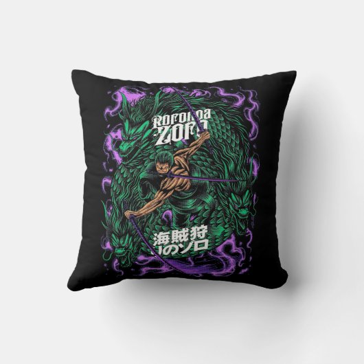 Zoro Roronoa One Piece クッション (裏面)