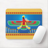 Zoroastrianのペルシャ語Faravahar マウスパッド (マウス)