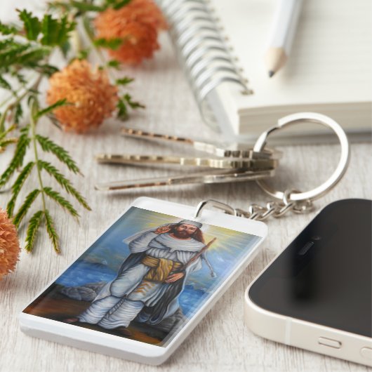 Zoroastrian Keychain キーホルダー (正面右)