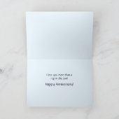 Zorro By The Window Anniversary Card カード (内部)