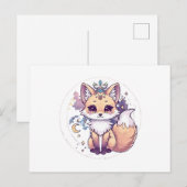 Zorro Mágico — Mini Animal Astral ポストカード (正面/裏面)