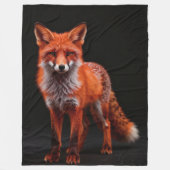 Zorro nocturno フリースブランケット (正面)