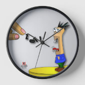 Zot Wall Clock Number 3 – メッセージ 壁時計 (正面)