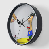 Zot Wall Clock Number 3 – メッセージ 壁時計 (傾斜)