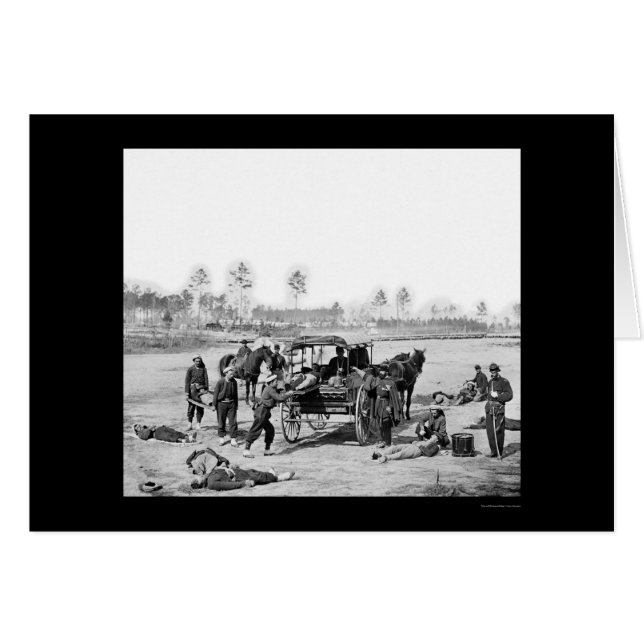 Zouaveの救急車の乗組員1863年 (正面横)