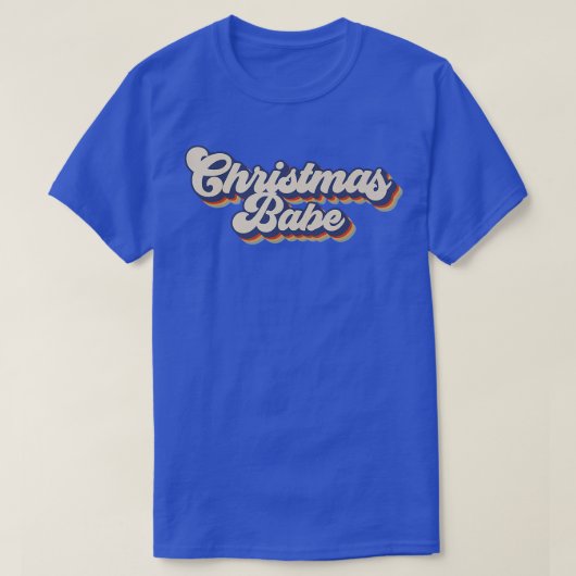Zow2クリスマスベーヴィンテージメリークリスマスクリスマスW Tシャツ (デザイン正面)