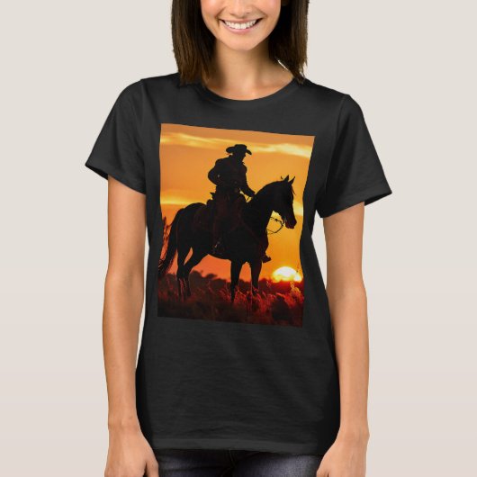 ZOYNK Cowboy Sunset 0023384 Tシャツ (正面)