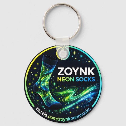 Zoynk Neon Socks キーホルダー (正面)