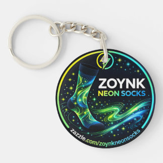 Zoynk Neon Socks キーホルダー