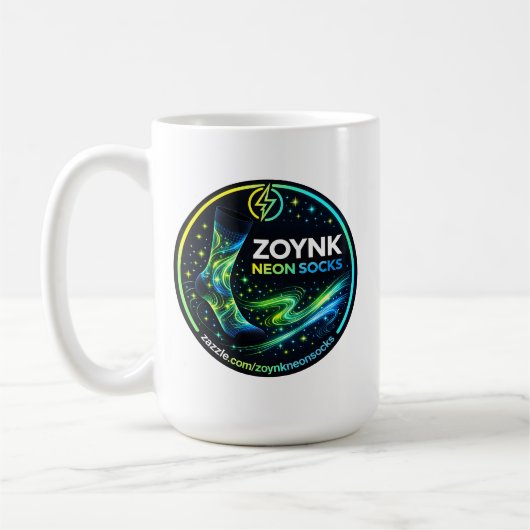 Zoynk Neon Socks コーヒーマグカップ (左)