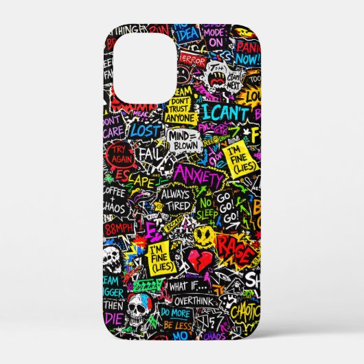 ZOYNKLAB エクスペリメント 0047025 カオス Case-Mate iPhoneケース (裏面)