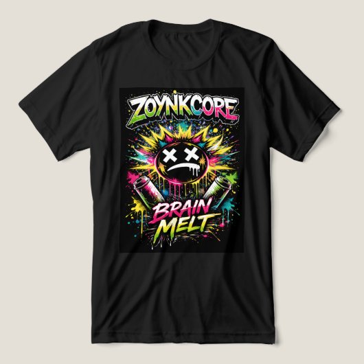 ZOYNKLAB 実験0047267 Zoynkcore トライブレンドTシャツ (デザイン正面)
