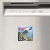 zPA003 PANAMA, Isla Taboga, El Morroビーチ,冷蔵庫 マグネット (インサイチュ (食洗機))