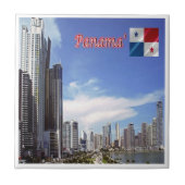 zPA006 PANAMA、Skycrapers、America、 タイル (正面)