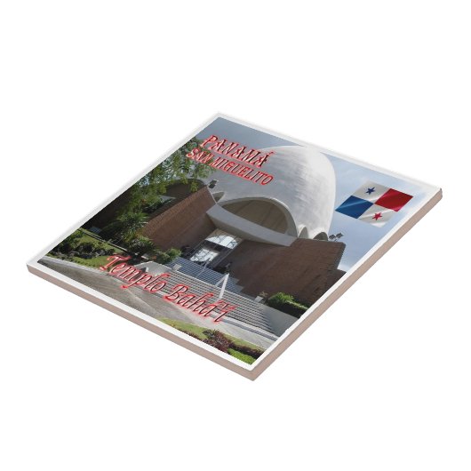 zPA012 PANAMA,サンミグエリトのバハイ寺院, タイル (側面)