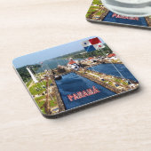 zPA014パナマ、運河ロック、アメリカ、 コースター (左側)