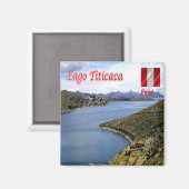 zPE0013 LAKE TITICACA,ペルー,アメリカ,冷蔵庫 マグネット (正面/裏面)