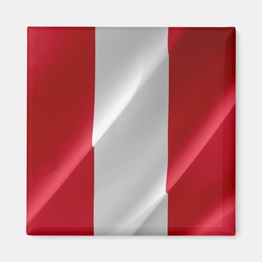 zPE002 PERU，ペルー国旗，アメリカ，冷蔵庫 マグネット (正面)