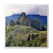 zPE004 MACHU PICCHU，パノラマ，ペルー， タイル (正面)