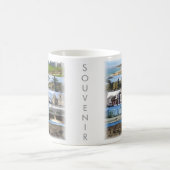 zPE008モザイクLIMAのペルー，アメリカ， コーヒーマグカップ (中央)