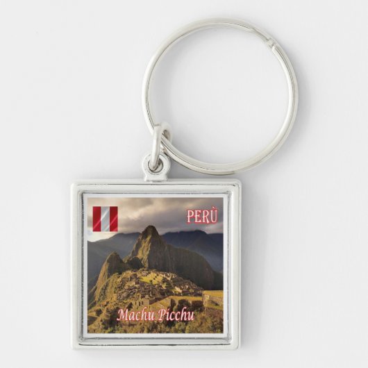 zPE025 MACHU PICCHU, Cozco,ペルー, キーホルダー (正面)