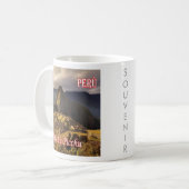 zPE025 MACHU PICCHU, Cozco,ペルー, コーヒーマグカップ (正面左)