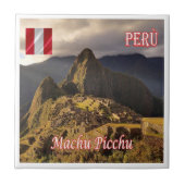 zPE025 MACHU PICCHU, Cozco，ペルー， タイル (正面)