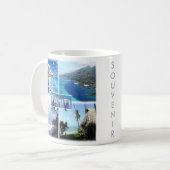 zPF003 TAHITI、ポリネシアフランスの、オセアニア、 コーヒーマグカップ (正面左)