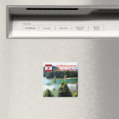 zPF009ハイン島、ポリネシアフランスの、冷蔵庫 マグネット (インサイチュ (食洗機))