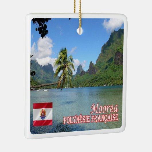 zPF013調理師ベイ，ムーアフランスのア，ポリネシア， セラミックオーナメント (右)