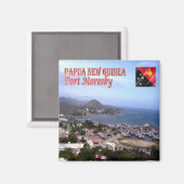 zPG06 MORESBY,パプアニューギニア,オセアニア,冷蔵庫 マグネット (正面/裏面)