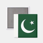 zPK001パキスタン国旗パキスタン、冷蔵庫 マグネット (正面/裏面)