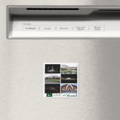 zPK003コラージュISLAMABAD，パキスタンのアジア，冷蔵庫 マグネット (インサイチュ (食洗機))