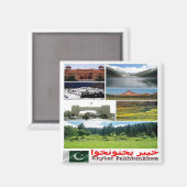zPK006 SARHAD Khyber Pakhtunkwa,パキスタン,冷蔵庫 マグネット (正面/裏面)