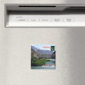 zPK012 GILGIT-BALTISTAN、パキスタン、アジア、冷蔵庫 マグネット (インサイチュ (食洗機))