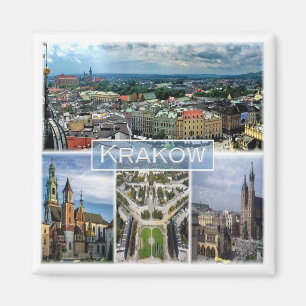 zPL003 KRAKOW,ポーランド,ヨーロッパ,冷蔵庫 マグネット
