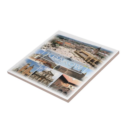 zPL004 KRAKOW，ポーランド，ヨーロッパ， タイル (側面)