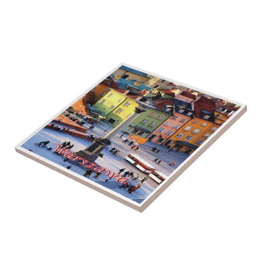 zPL015 WARSAW Sigismund Column （ポーランド） タイル (側面)