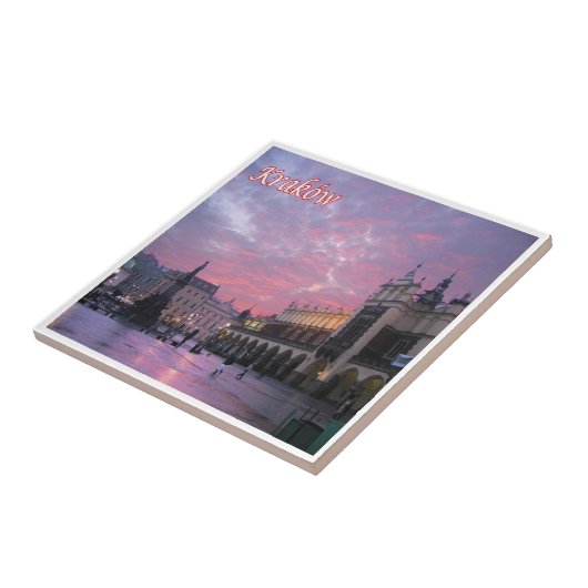 zPL018 KRAKOW旧市街，ポーランド，ヨーロッパ， タイル (側面)