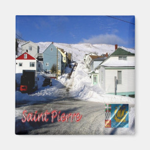zPM005 SAINT PIERRE, San Pierre Miquelon,冷蔵庫 マグネット