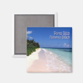 zPR004 PUERTO RICO，カレーブラ島，冷蔵庫 マグネット (正面/裏面)