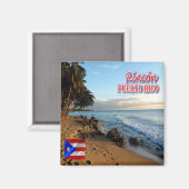 zPR013 RINCON，プエルトリコ，アメリカ，冷蔵庫 マグネット (正面/裏面)