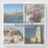 zPT007 LISBON，ポルトガル，ヨーロッパ， ストーンコースター (正面)