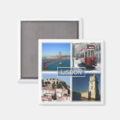 zPT007 LISBON，ポルトガル，ヨーロッパ，冷蔵庫 マグネット (正面/裏面)