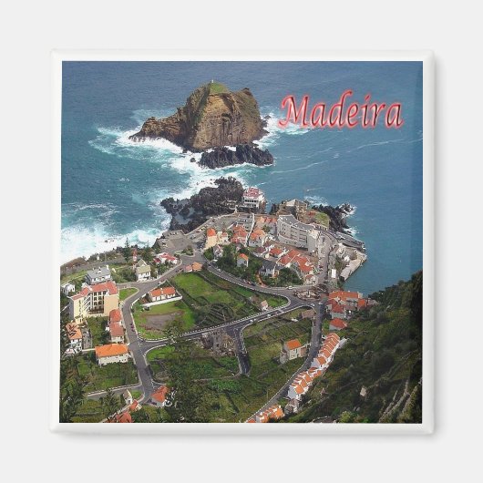 zPT013 MADEIRA Port Moniz，ポルトガルEurope,冷蔵庫 マグネット (正面)